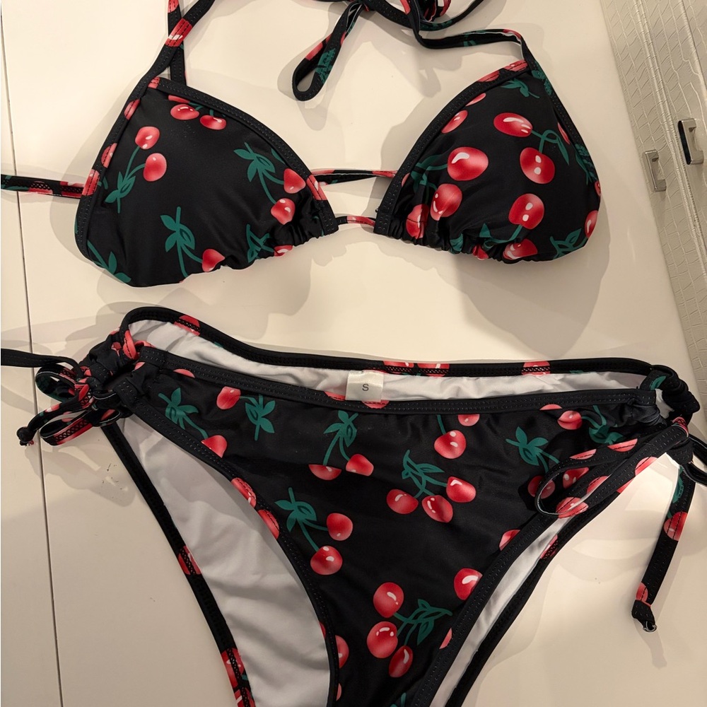 Cherry bikini set